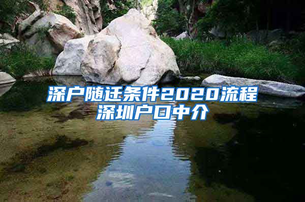 深户随迁条件2020流程深圳户口中介