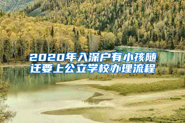 2020年入深户有小孩随迁要上公立学校办理流程