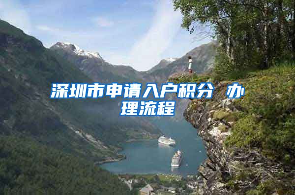 深圳市申请入户积分 办理流程