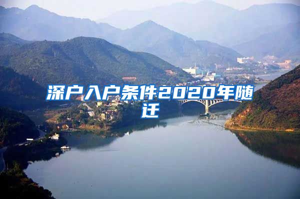 深户入户条件2020年随迁