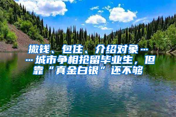 撒钱、包住、介绍对象……城市争相抢留毕业生，但靠“真金白银”还不够