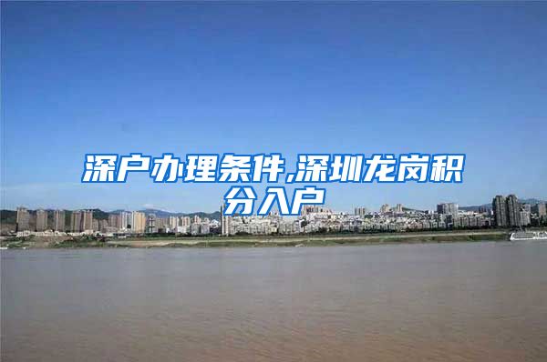 深户办理条件,深圳龙岗积分入户