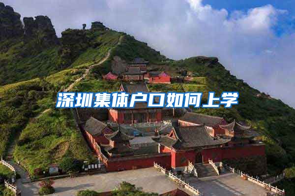 深圳集体户口如何上学