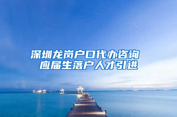 深圳龙岗户口代办咨询 应届生落户人才引进