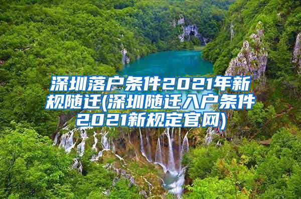 深圳落户条件2021年新规随迁(深圳随迁入户条件2021新规定官网)