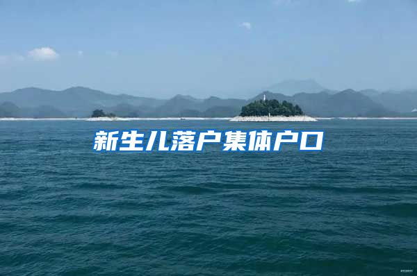 新生儿落户集体户口