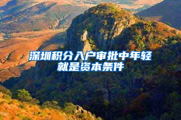 深圳积分入户审批中年轻就是资本条件