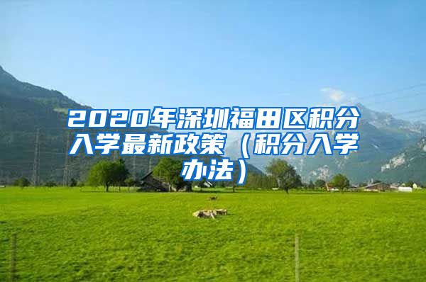 2020年深圳福田区积分入学最新政策（积分入学办法）