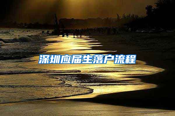 深圳应届生落户流程