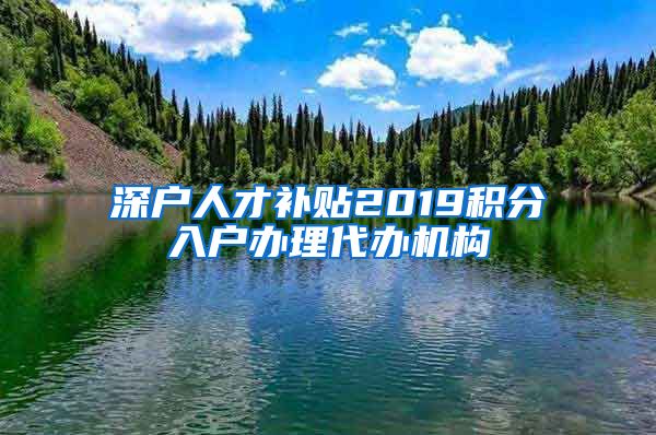 深户人才补贴2019积分入户办理代办机构