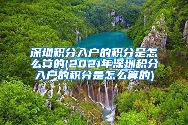 深圳积分入户的积分是怎么算的(2021年深圳积分入户的积分是怎么算的)