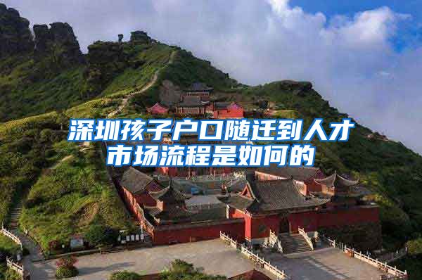深圳孩子户口随迁到人才市场流程是如何的