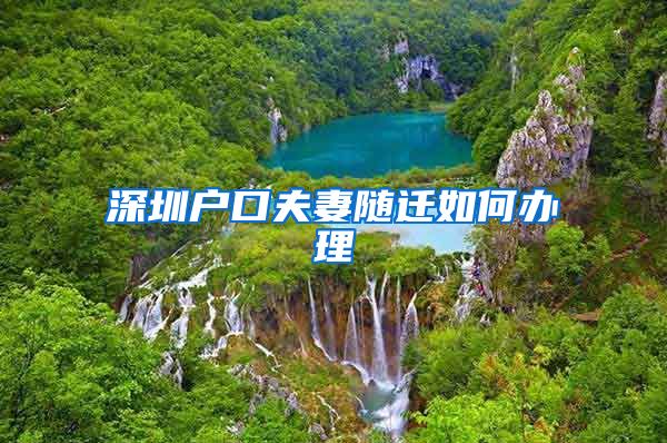 深圳户口夫妻随迁如何办理