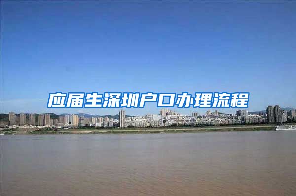 应届生深圳户口办理流程