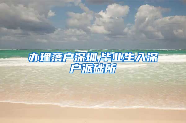 办理落户深圳,毕业生入深户派础所