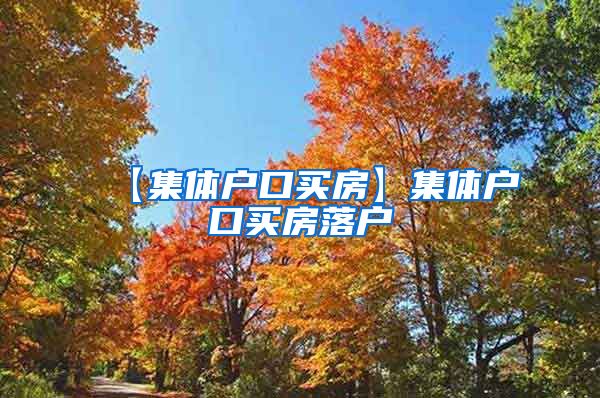【集体户口买房】集体户口买房落户