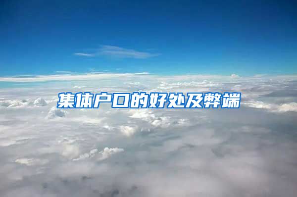 集体户口的好处及弊端