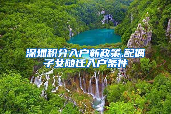深圳积分入户新政策,配偶子女随迁入户条件