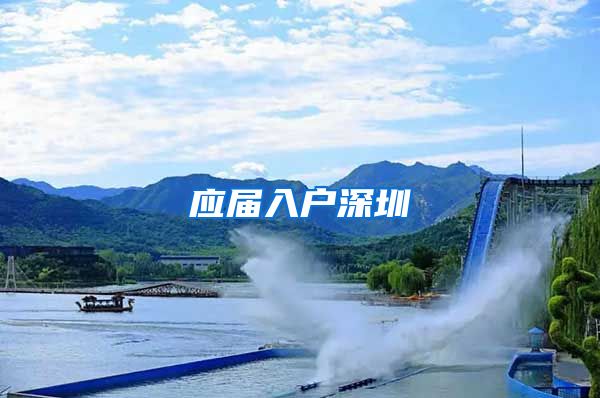 应届入户深圳