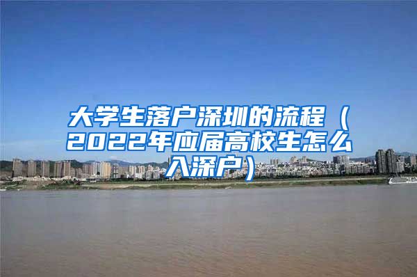 大学生落户深圳的流程（2022年应届高校生怎么入深户）