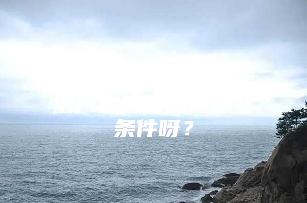 深圳这边往届毕业生落户都需要满足哪些条件呀？