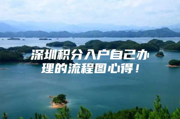 深圳积分入户自己办理的流程图心得！