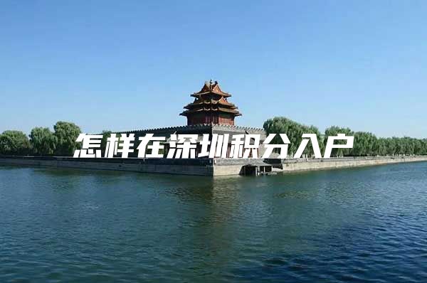 怎样在深圳积分入户