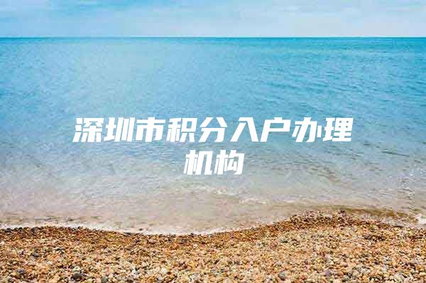 深圳市积分入户办理机构