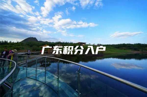 广东积分入户
